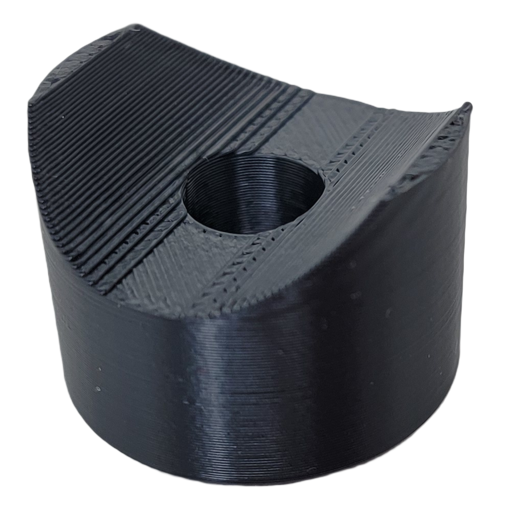 Bar Spacer, Coped, ASA 3D Printed, 1" OD x 1" Coped