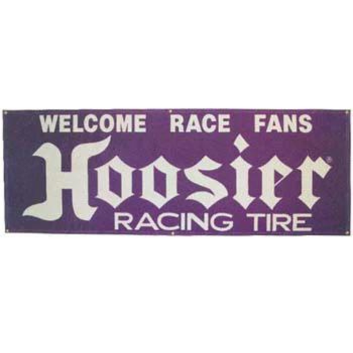 [HTA25002B] Hoosier Fabric Banner 3 ft x 8 ft - HTA25002B